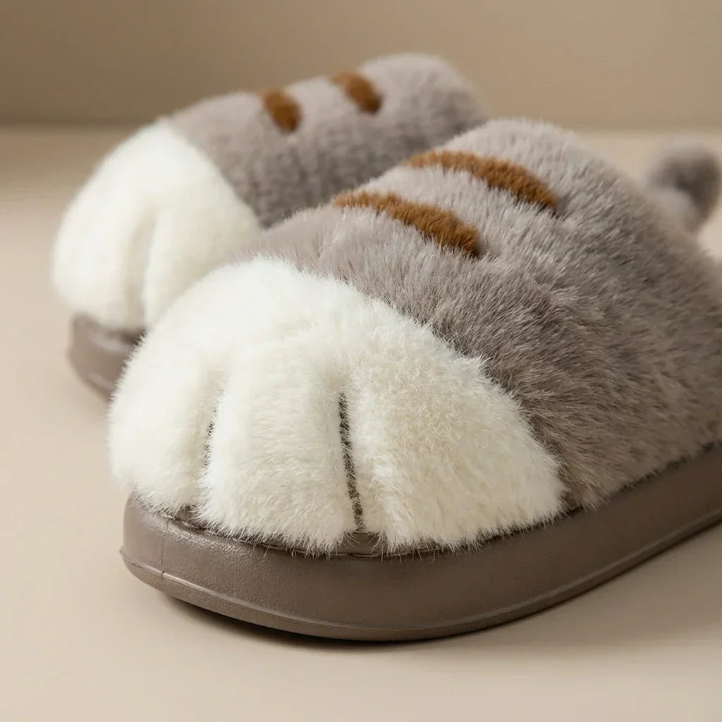 Happy PawSlippers Detailansicht Sohle und Design