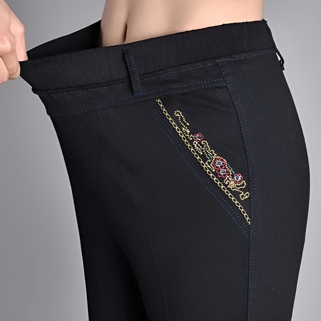 CasualJeans Stretch-Jeans Mit Hoher Taille Und Geradem Bein