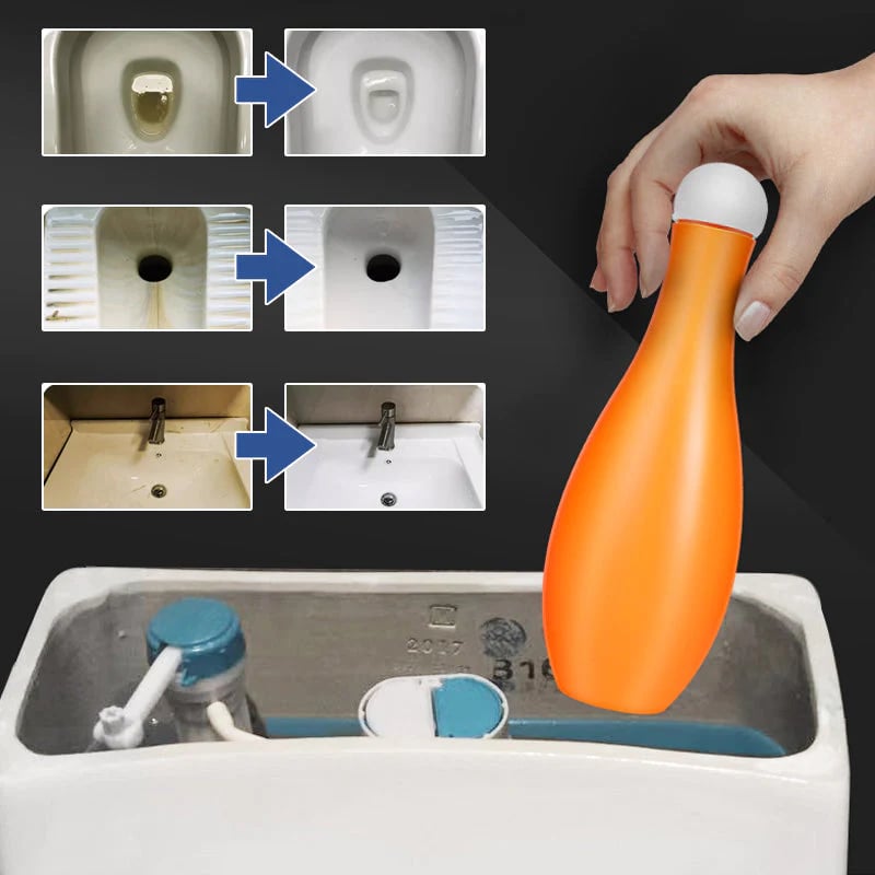 BowlingBubble Blauer Gel-Toilettenreiniger