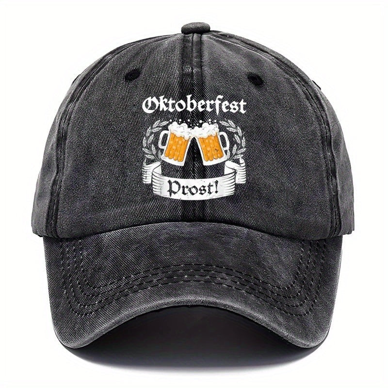 Oktoberfest Baseballcap Retro, Bierkrug-Print Unisex