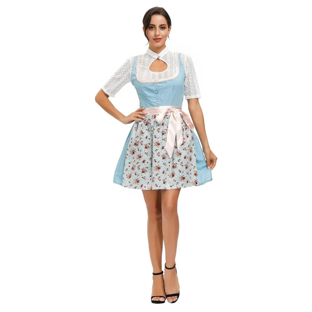 Dirndl Damen Oktoberfest Authentisch Bayerisch