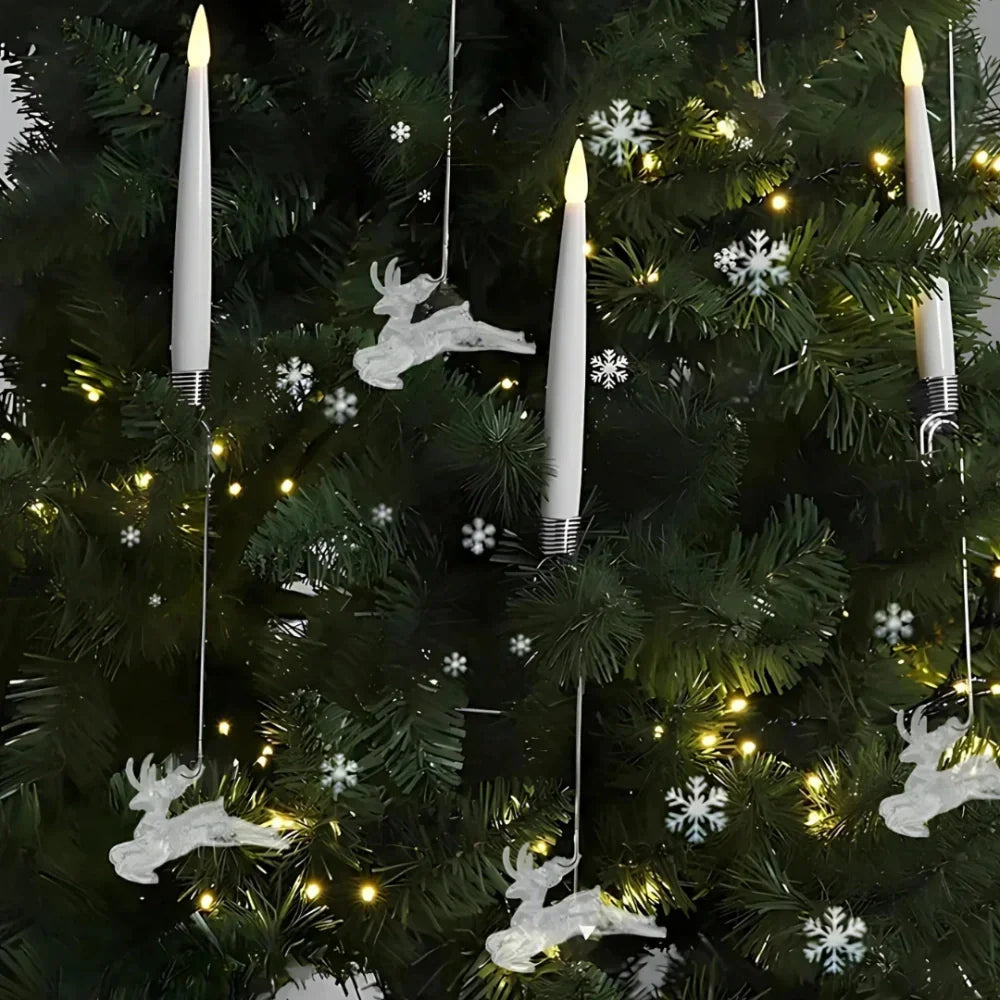 LED-Weihnachtsbaumkerzen mit Fernbedienung – Dimmbar