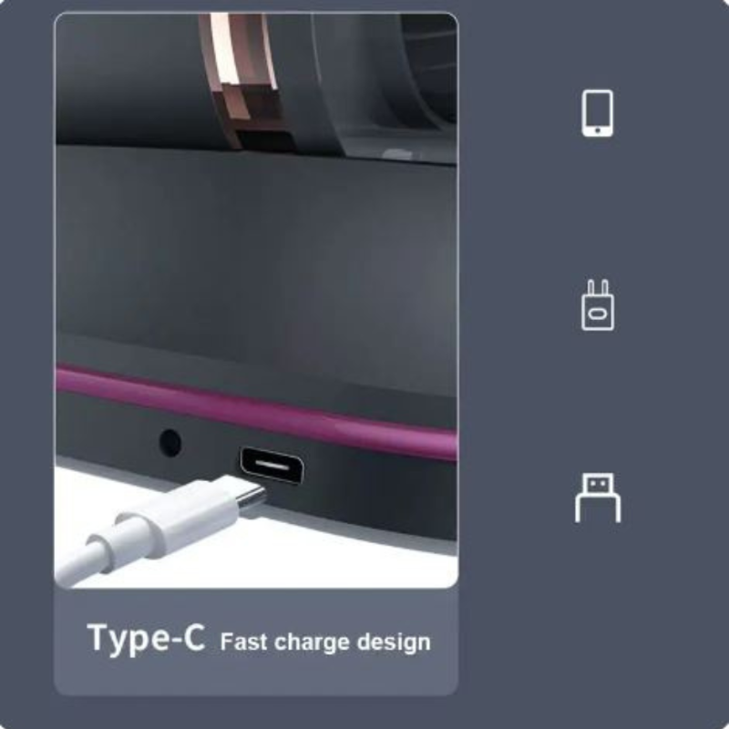 USB-Type-C-Ladeanschluss des MiteRemoval Milbensaugers