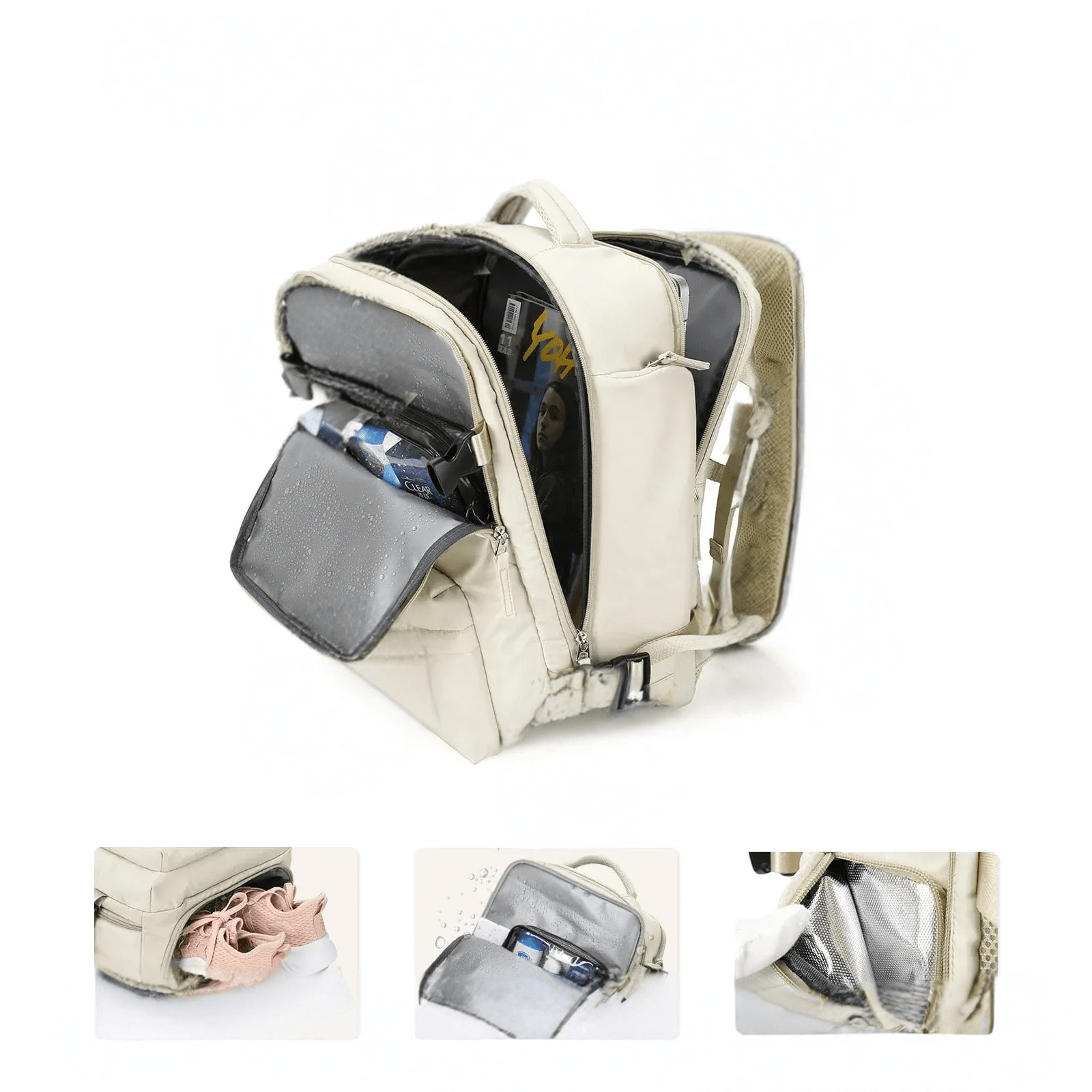 Givera Rucksack USB-Ladeanschluss Detail