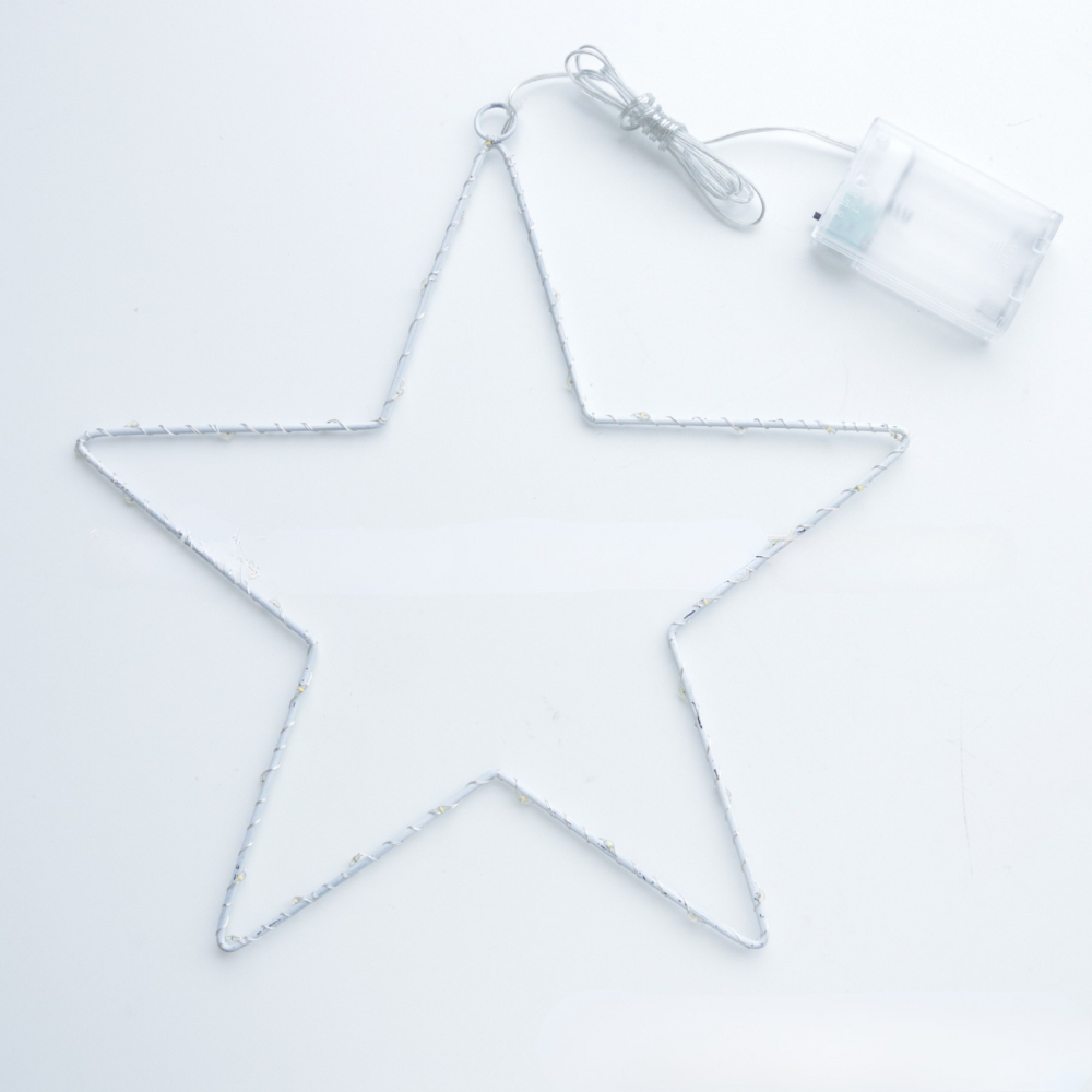 LED Stern Lichter Metall – Wand- und Fensterdeko Weihnachten