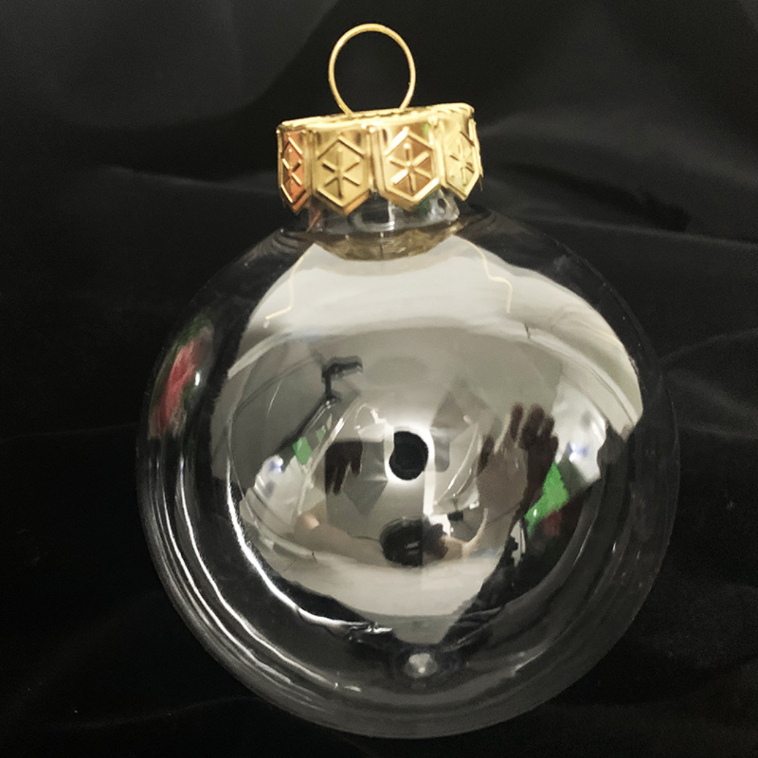 Weihnachtskugeln Transparent Kunststoff – Bastelkugeln Set zum Befüllen