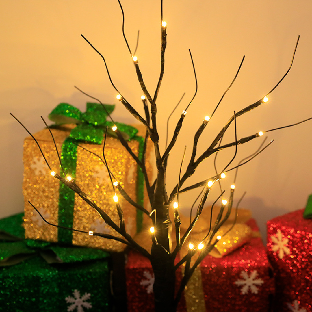 LED Lichterbaum Deko – Weihnachtsbeleuchtung mit Timer