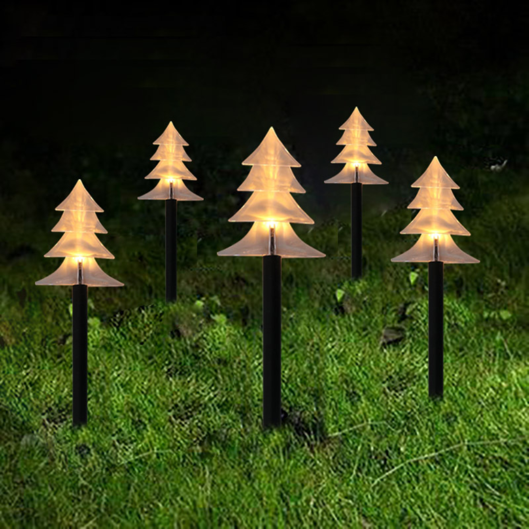 LED Gartenstecker Stern Außen – Weihnachtsbeleuchtung mit Erdspieß