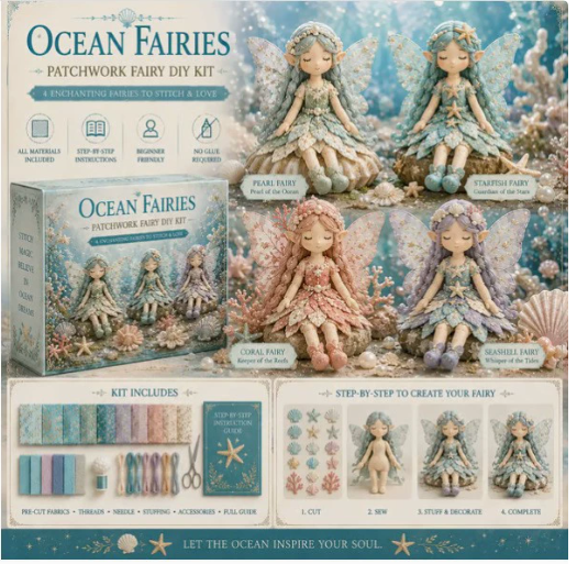 Kletshuts PatchworkFairy Design 1