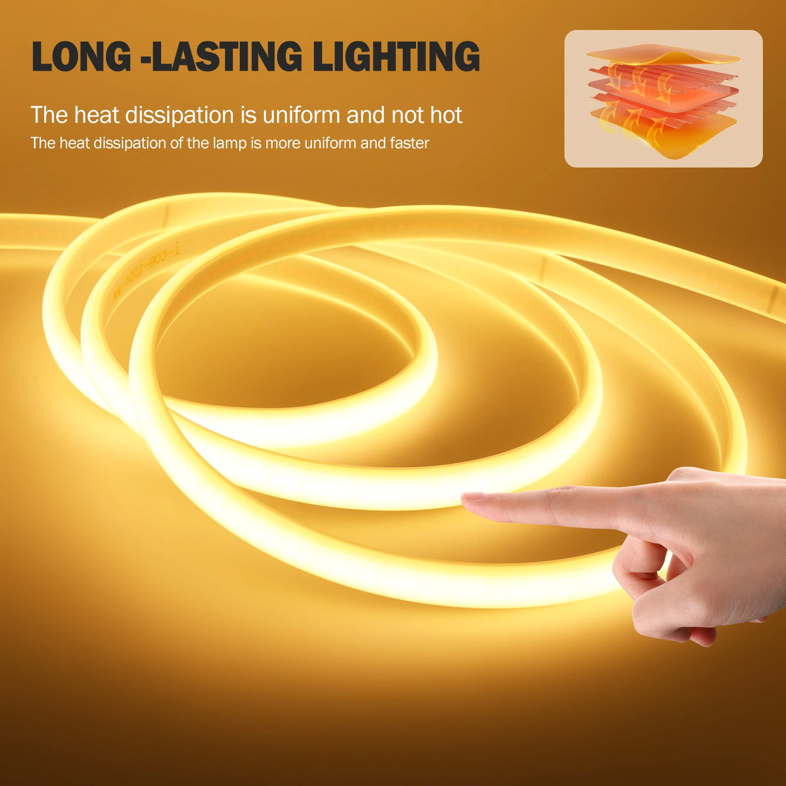 Flexible LED Neon Lichtleiste – Warmweiß, Neutralweiß