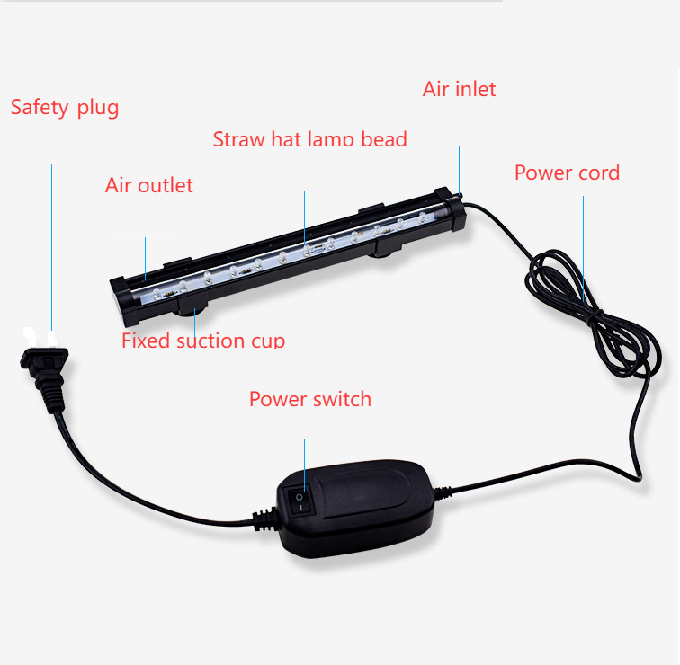 GlowBubble – LED-Aquarium-Blasenlicht, Mehrfarbig
