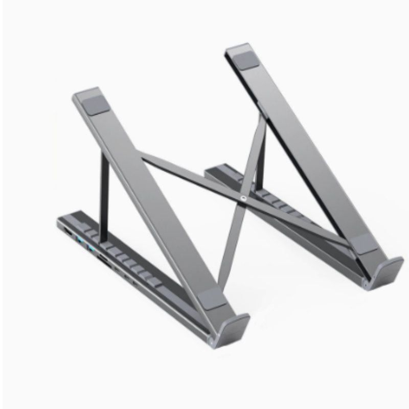 HubStand – Faltbarer Laptop-Ständer mit Multi-Port-Hub