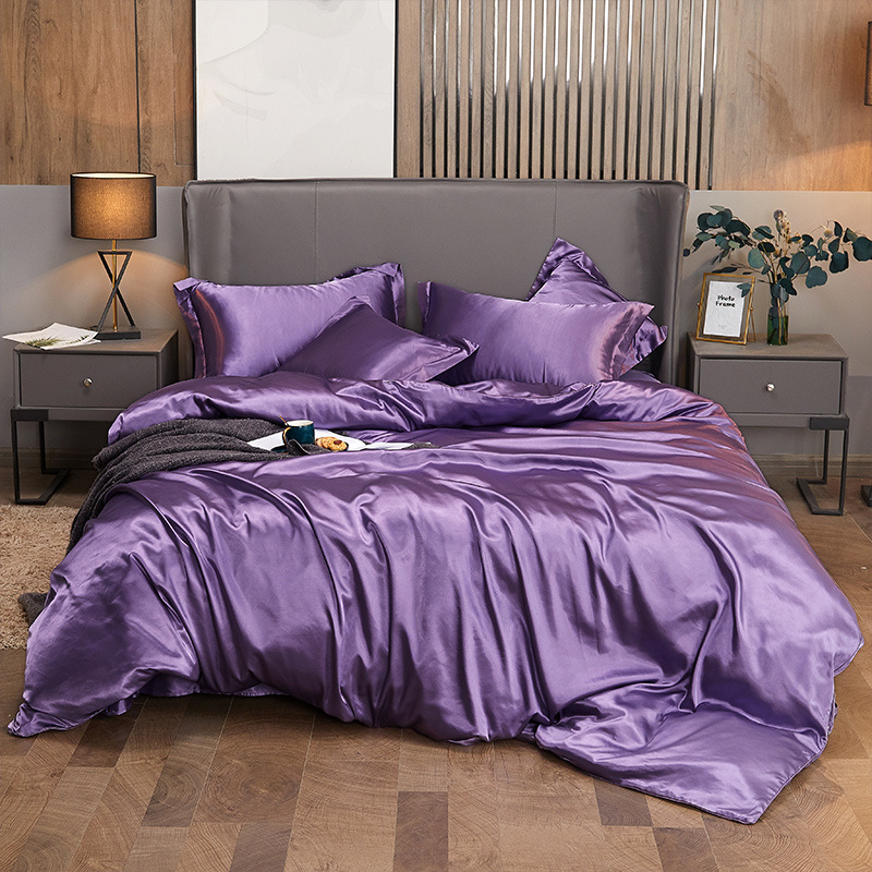 SatinSheet – Glänzendes Satin-Bettwäsche-Set