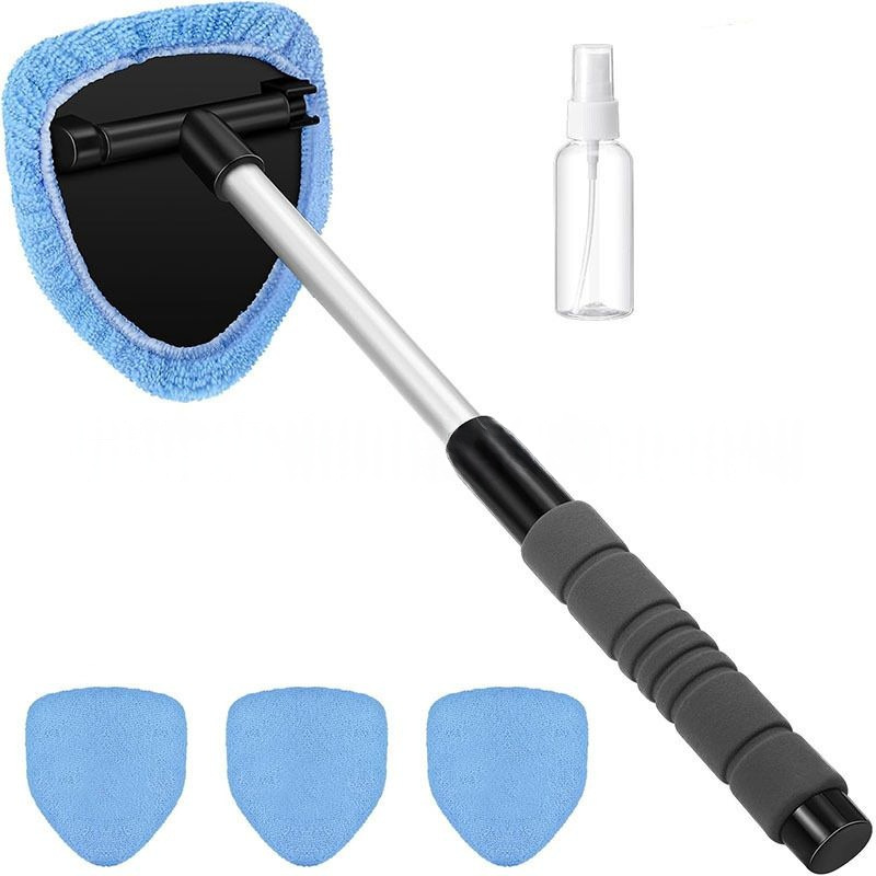 SwivelCleaner Anwendung am Autofenster