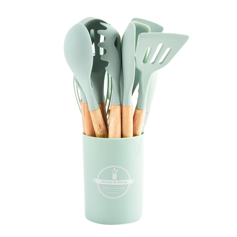 KitchenCollection Küchenutensilien-Set in Grau mit Aufbewahrungsbehälter