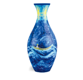 PuzzleVase 160-Teiliges 3D-Puzzle Als Blumenvase