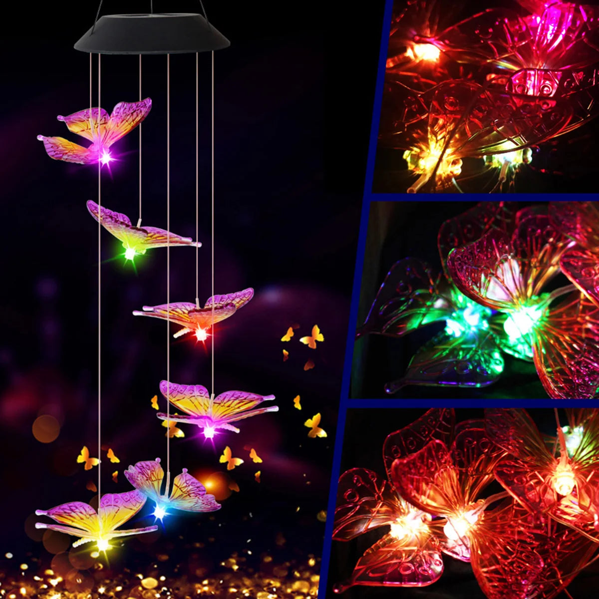 GardenLights – Solarbetriebene hängende Gartenbeleuchtung