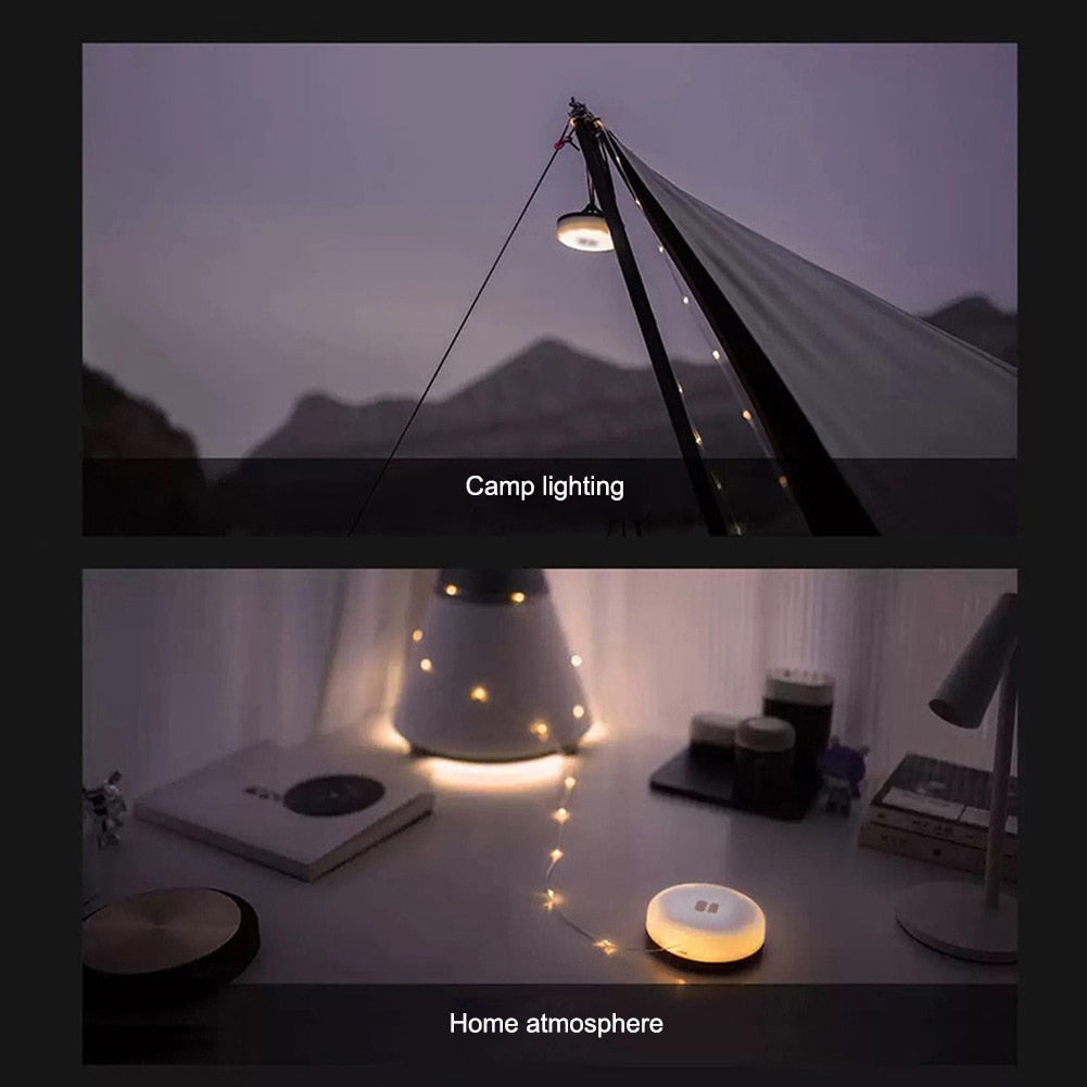 Tragbare LED-Lichterkette Wasserdicht – Wiederaufladbar