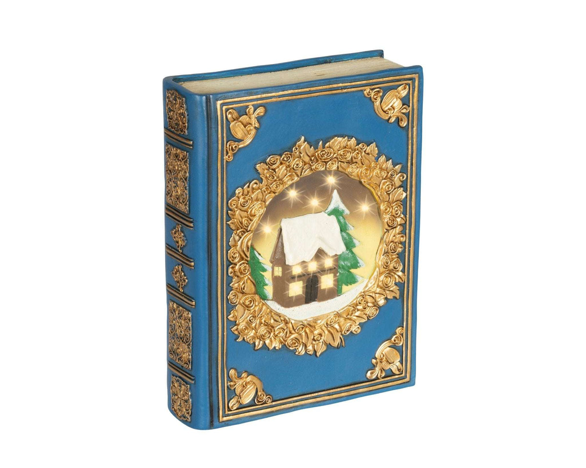 LED-Weihnachtsbücher Sparset – 3er-Set mit Goldprägung