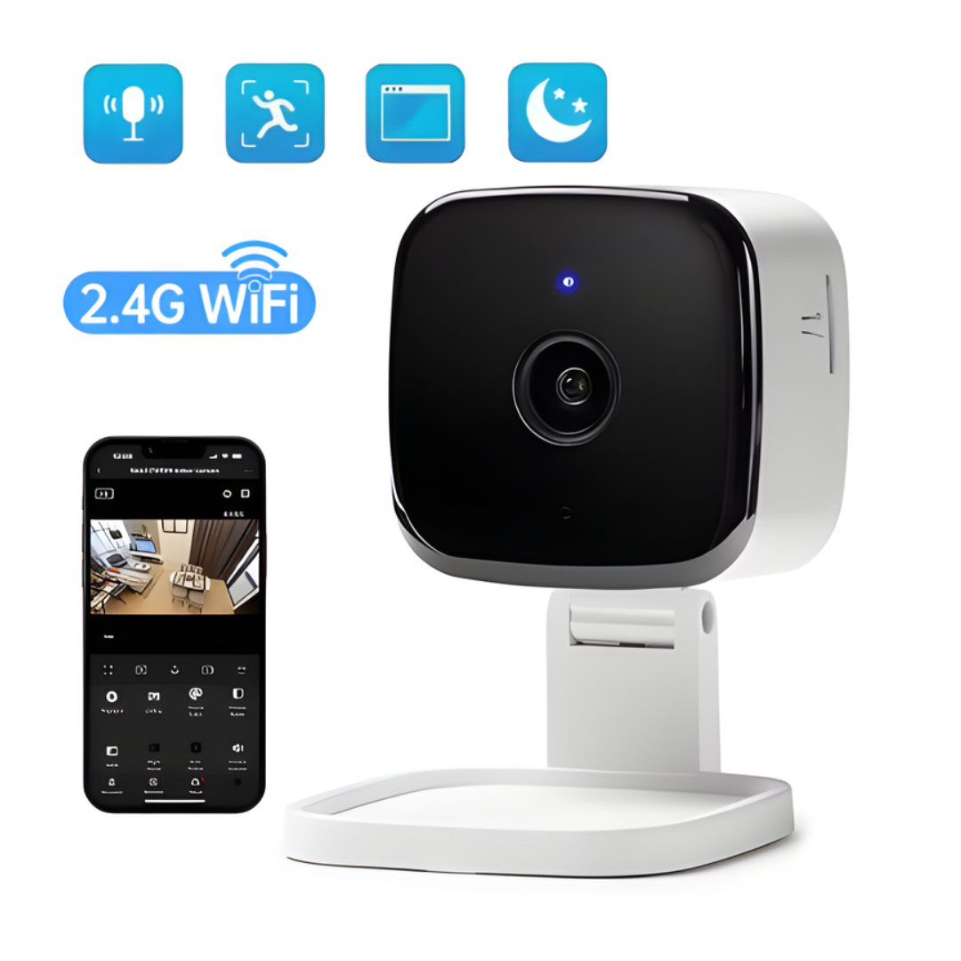 SecurityCamera – 2.4G WiFi Überwachungskamera mit 360° Drehung