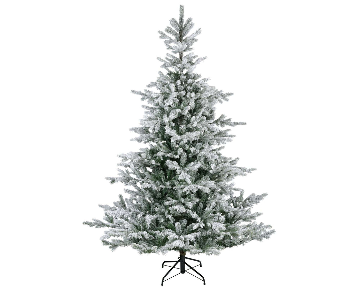 Premium Tanne "Grandis Fir" verschneit ohne Beleuchtung – 210 cm
