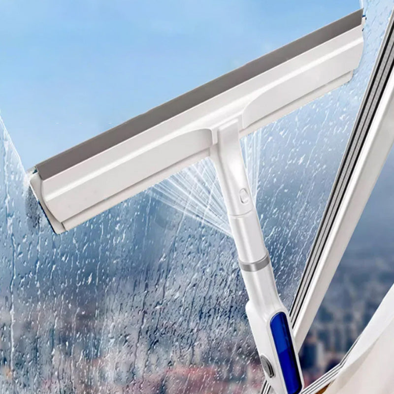 WindowCleaner – Doppelseitiger Fensterreiniger mit Sprühfunktion und Teleskopstiel