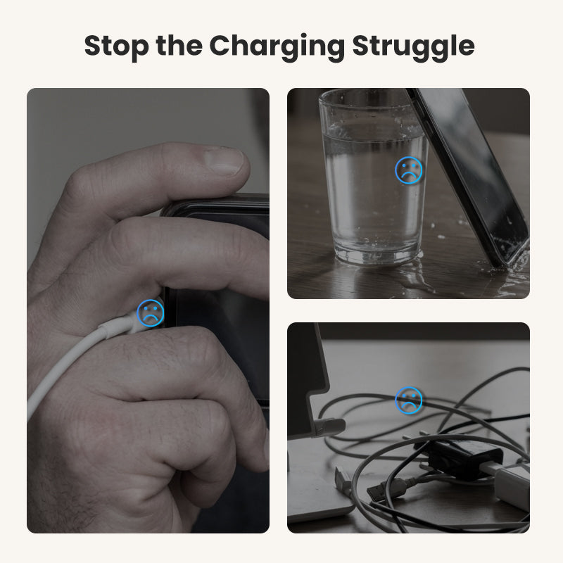 VersatileCharger aufgeklappt als Handystaender