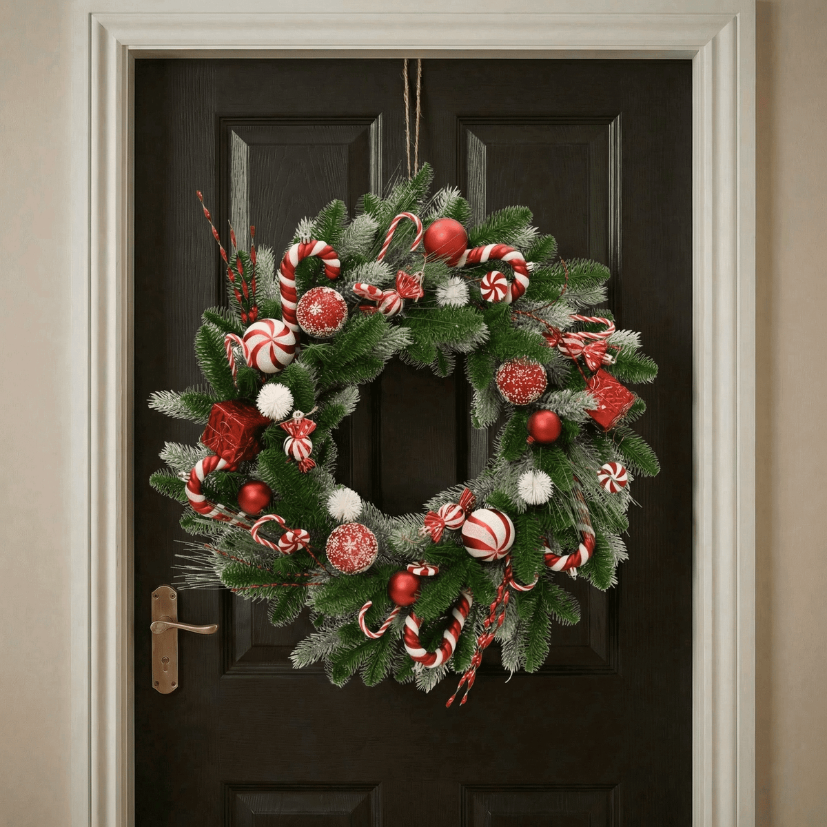 Tannenkranz "Sweet Candys" groß – Indoor 60 cm