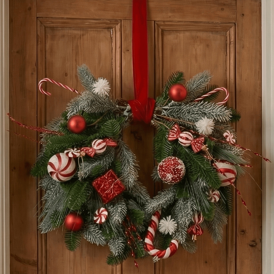 Tannenkranz "Sweet Candys" klein – Indoor 40 cm