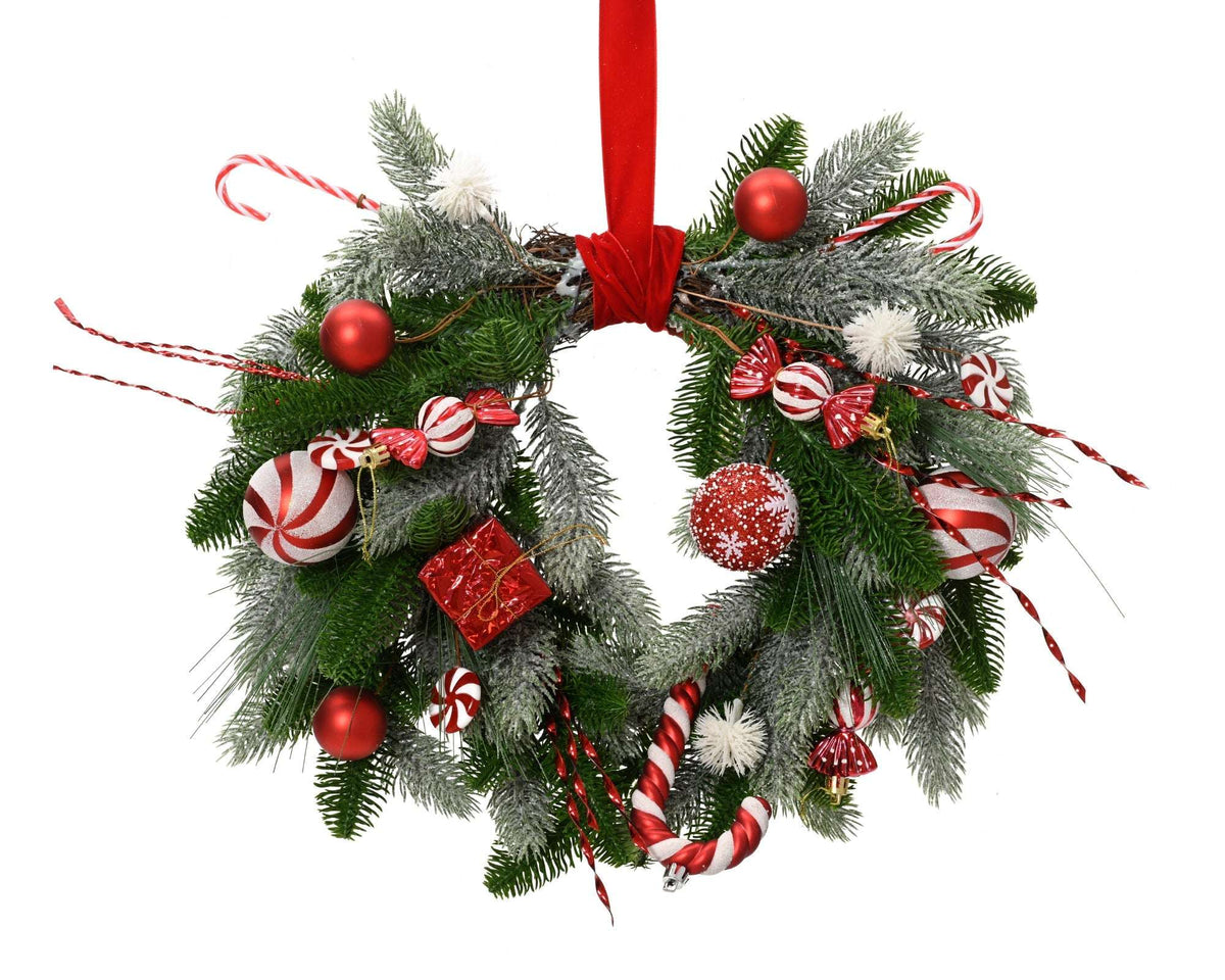 Tannenkranz "Sweet Candys" klein – Indoor 40 cm
