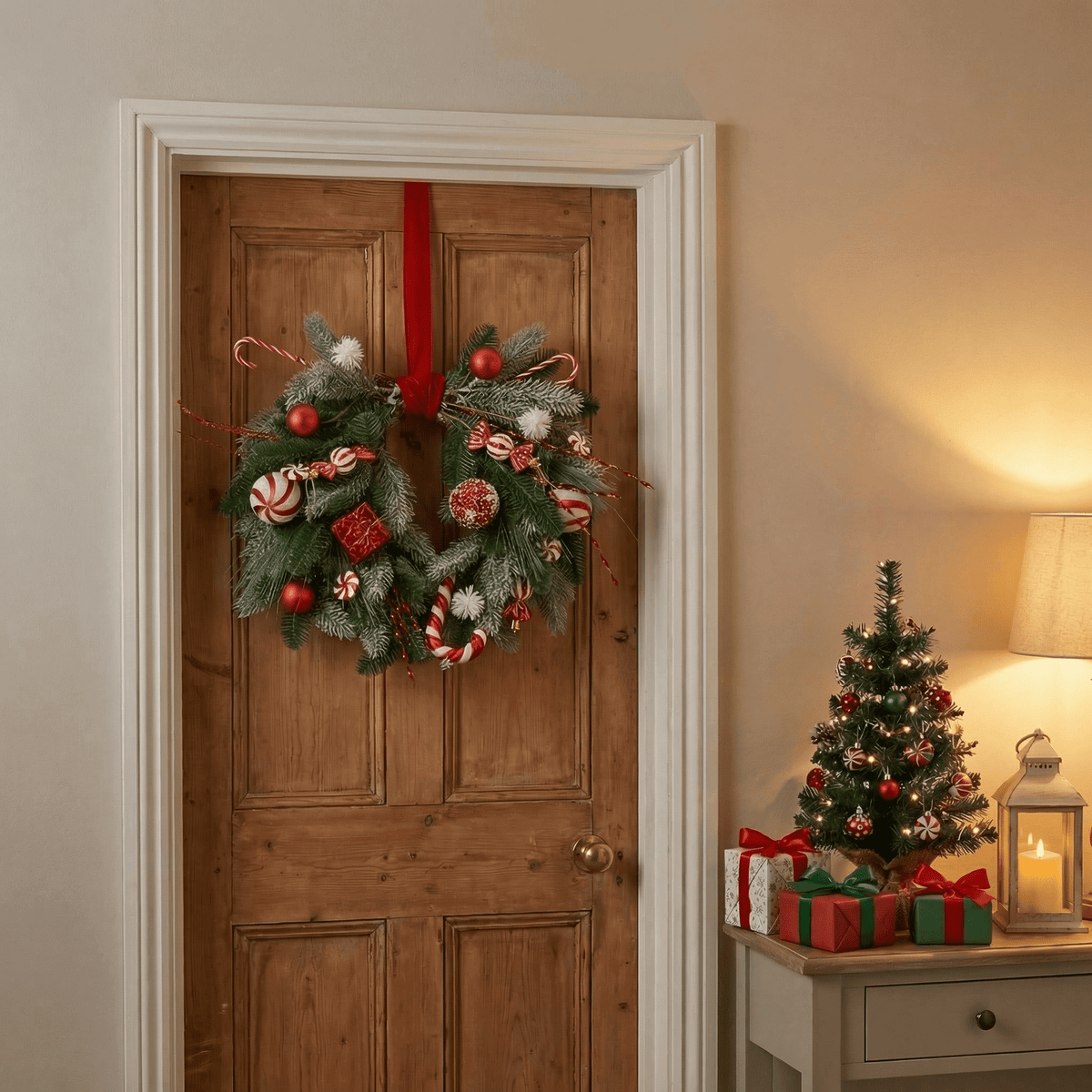 Tannenkranz "Sweet Candys" klein – Indoor 40 cm