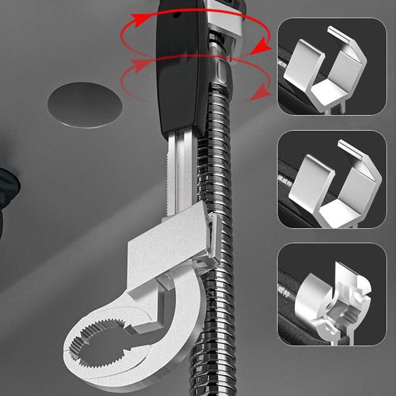 FlexWrench Universalschlüssel Nahaufnahme des verstellbaren Griffs
