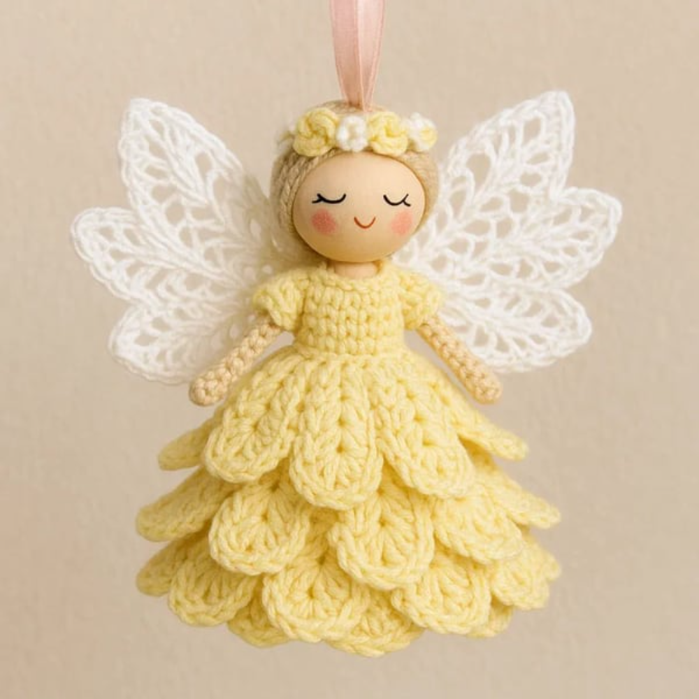 CrochetOrnament, Farbe Gelb