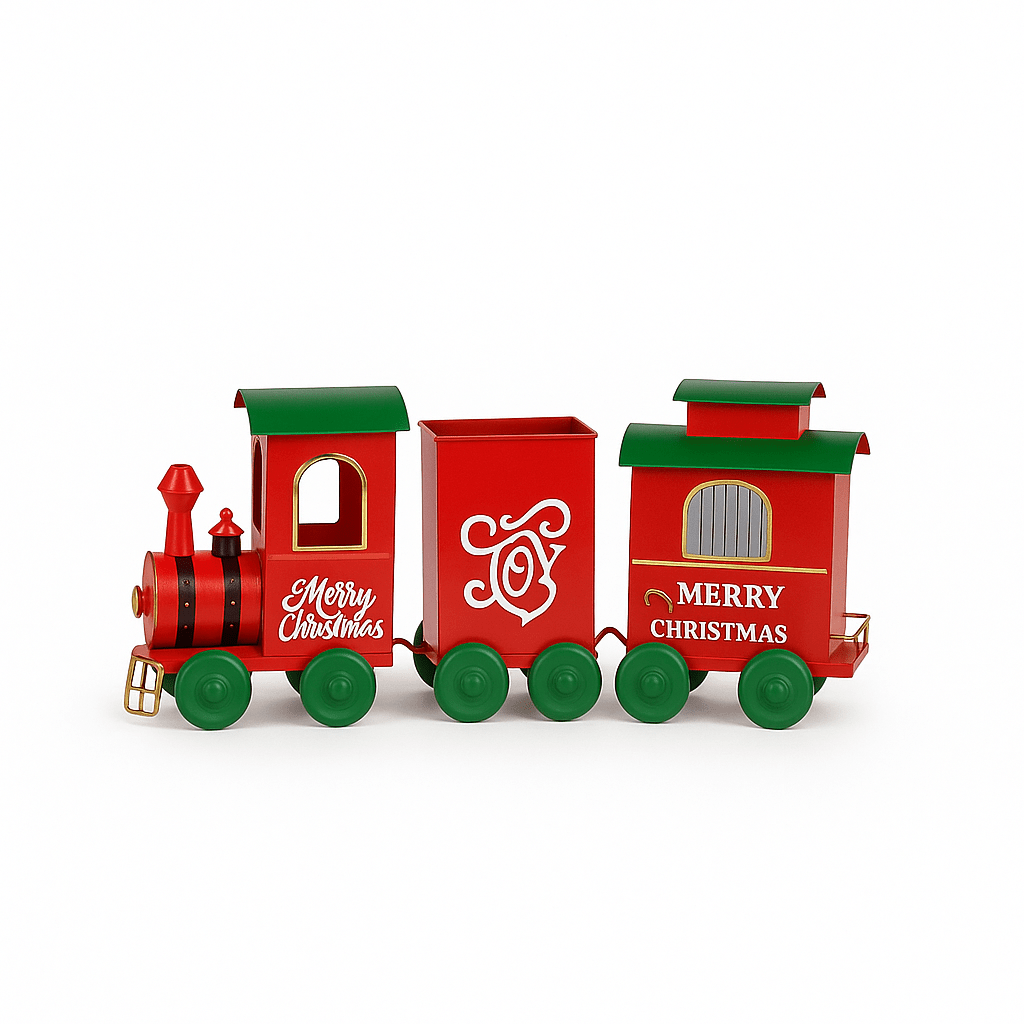 Nostalgischer Weihnachtszug "X-Mas Train" – 55 cm